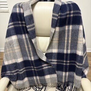 Plaid 100% Wool Wrap from Scotland